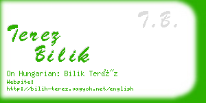 terez bilik business card